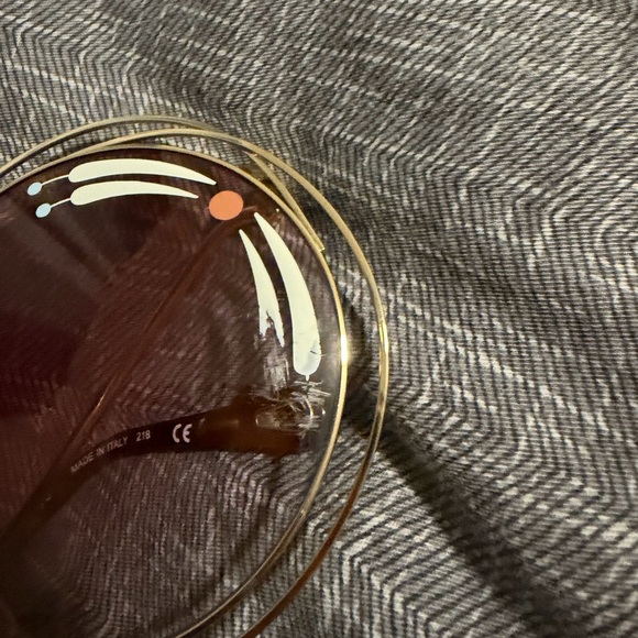 Chloe Gold and Purple Sunglasses - Picture 5 of 5